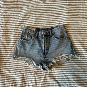 Zara Cut Off Denim Shorts